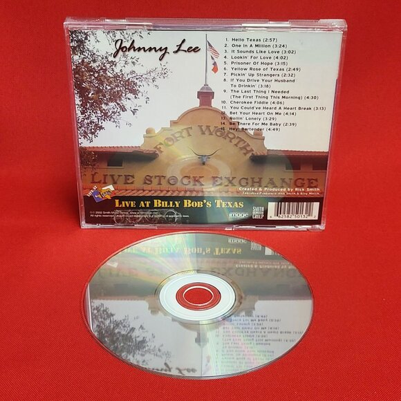 Johnny Lee Live At Billy Bobs Texas CD 2002 Signed - Picture 8 of 8